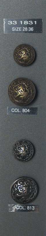 Crest button 331831