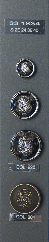 Crest button 331834