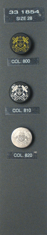 Crest button 331854