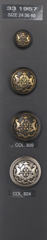 Crest button 331957