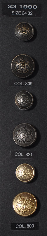 Crest button 331990
