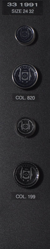 Crest button 331991