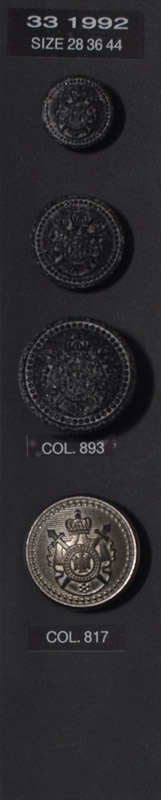 Crest button 331992