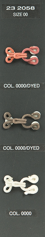 Closure, hook and eye 232058