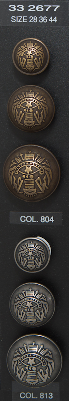 Crest button 332677
