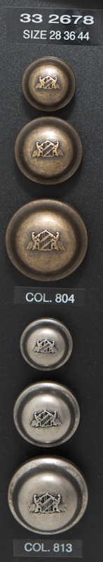 Crest button 332678