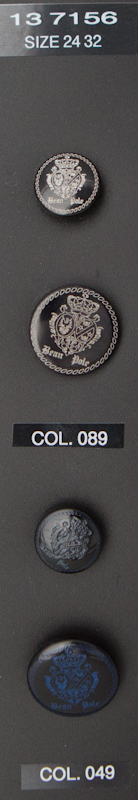 Crest button 137156