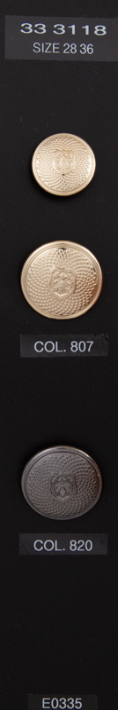 Crest button 333118