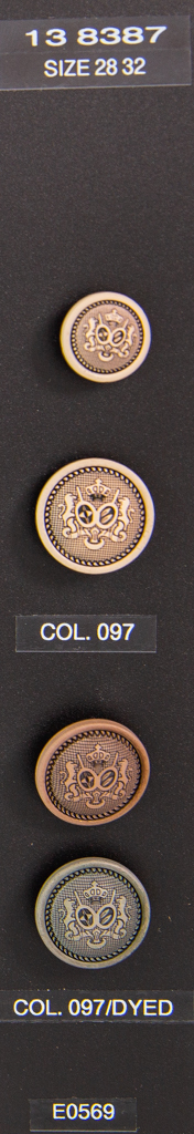 Crest button 138387