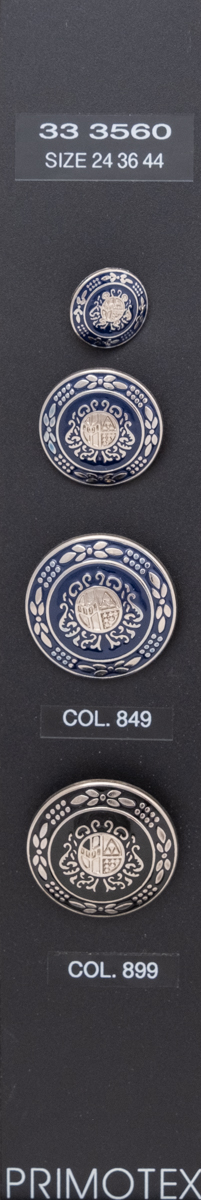 Crest button 333560