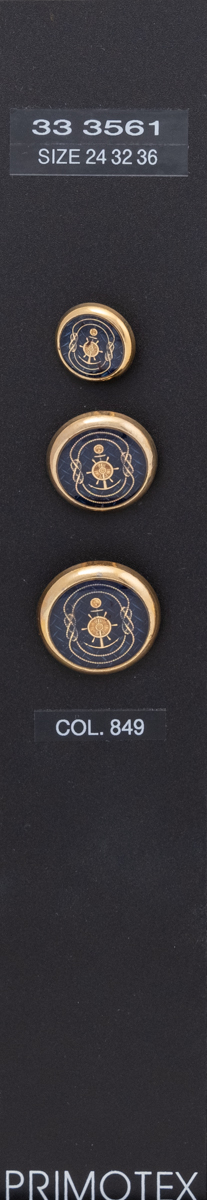 Crest button 333561