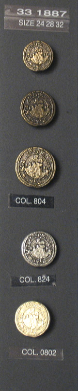 Crest button 331887