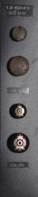 Shank button 136243