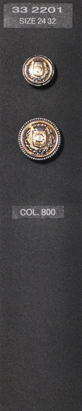 Crest button 332201