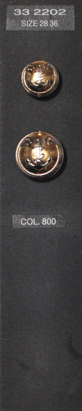 Crest button 332202