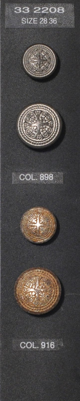 Crest button 332208