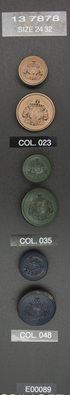 Crest button 137878